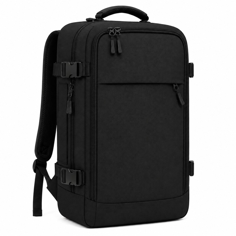 (image for) BP-R-120 Black Carry On Backpack Underseat Cabin Bag (New)